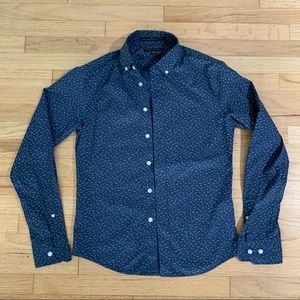 Mens untucked slim fit dress shirt